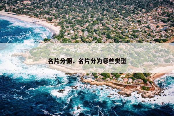 名片分佣，名片分为哪些类型
