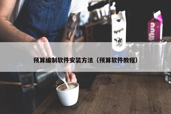 预算编制软件安装方法（预算软件教程）