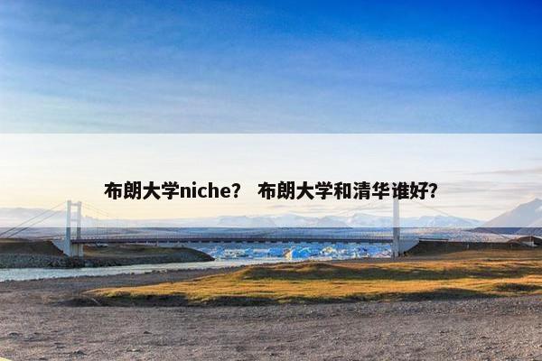 布朗大学niche？ 布朗大学和清华谁好？