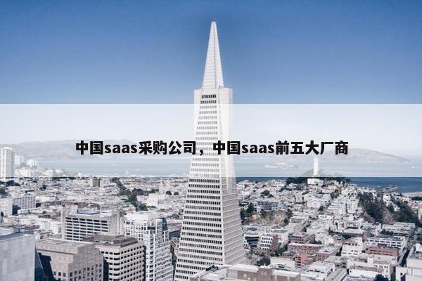 中国saas采购公司，中国saas前五大厂商