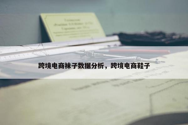 跨境电商袜子数据分析，跨境电商鞋子