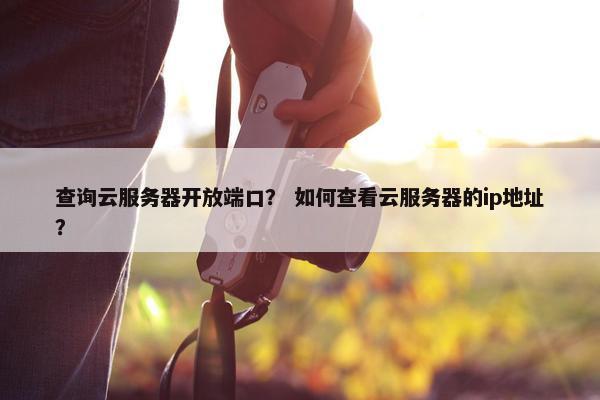 查询云服务器开放端口？ 如何查看云服务器的ip地址？