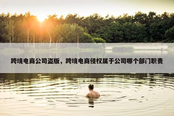 跨境电商公司盗版，跨境电商侵权属于公司哪个部门职责