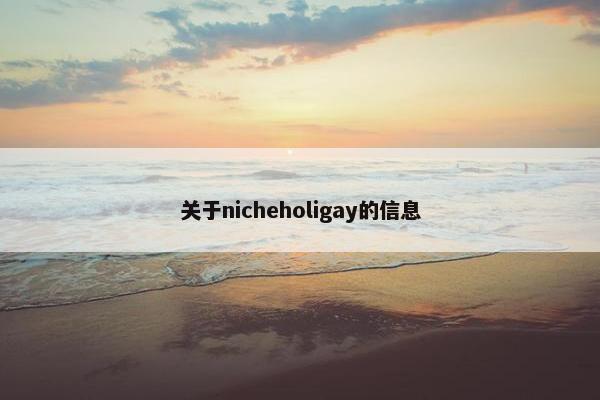 关于nicheholigay的信息
