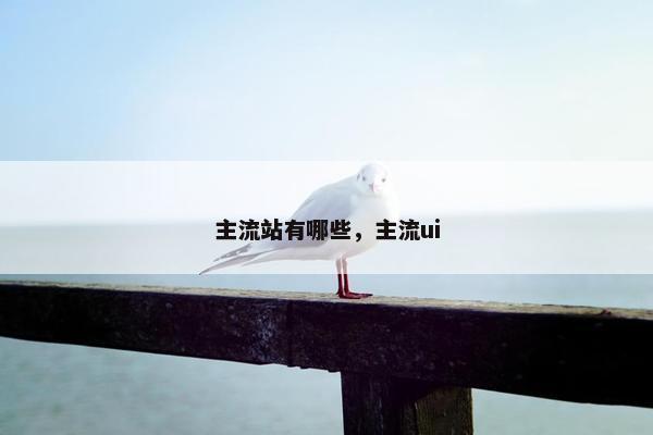 主流站有哪些，主流ui