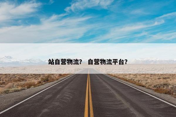 站自营物流？ 自营物流平台？