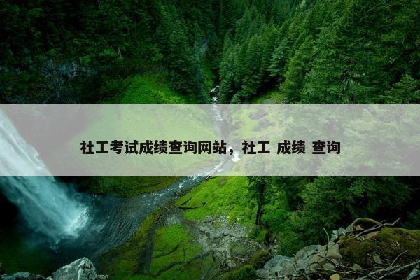 社工考试成绩查询网站，社工 成绩 查询
