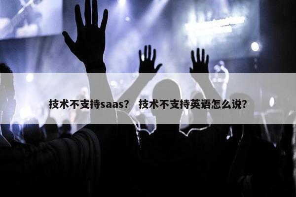 技术不支持saas？ 技术不支持英语怎么说？