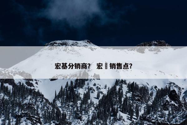 宏基分销商？ 宏碁销售点？