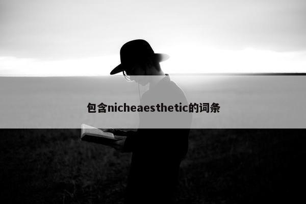 包含nicheaesthetic的词条
