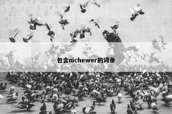 包含nichewer的词条