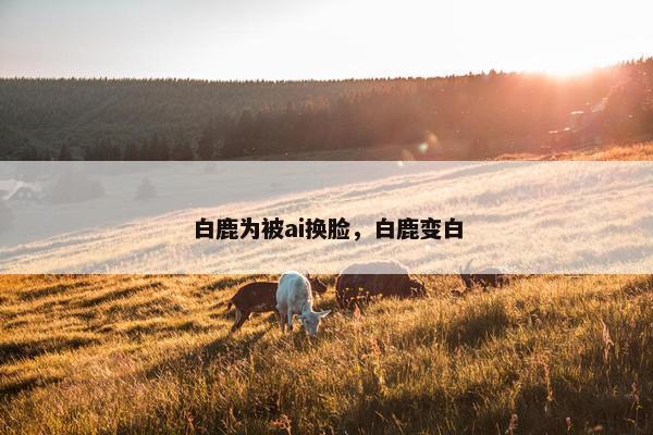 白鹿为被ai换脸，白鹿变白