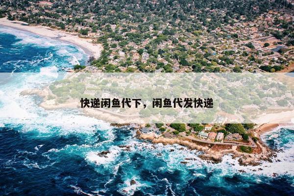 快递闲鱼代下，闲鱼代发快递
