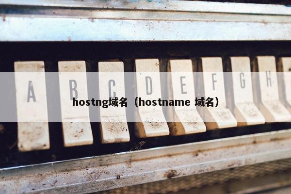 hostng域名（hostname 域名）