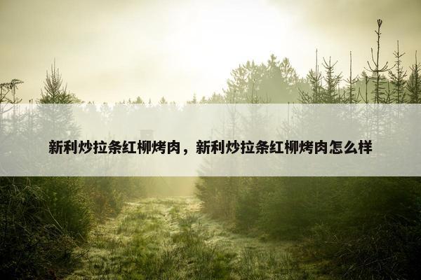 新利炒拉条红柳烤肉，新利炒拉条红柳烤肉怎么样