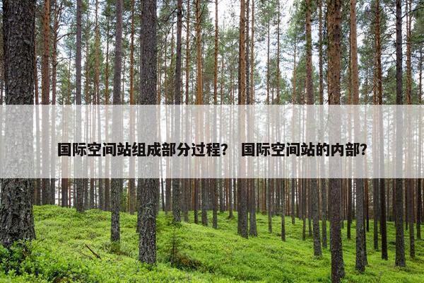 国际空间站组成部分过程？ 国际空间站的内部？