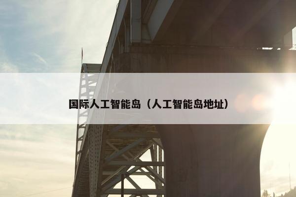 国际人工智能岛（人工智能岛地址）