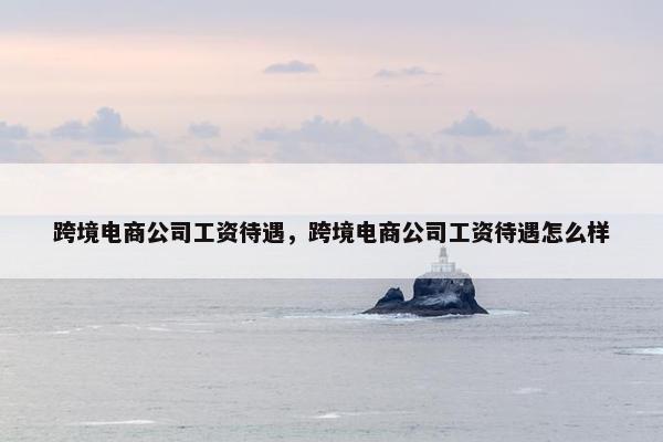 跨境电商公司工资待遇，跨境电商公司工资待遇怎么样