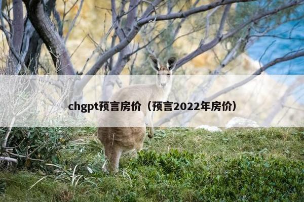 chgpt预言房价（预言2022年房价）