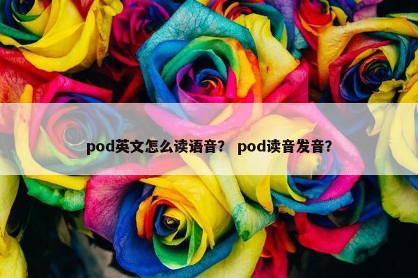 pod英文怎么读语音？ pod读音发音？