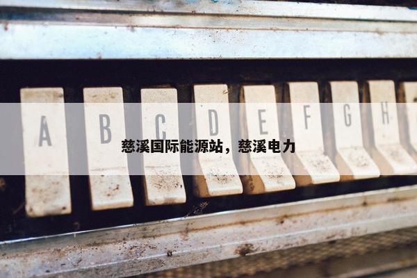 慈溪国际能源站，慈溪电力