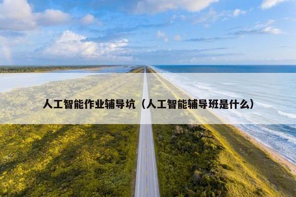 人工智能作业辅导坑（人工智能辅导班是什么）