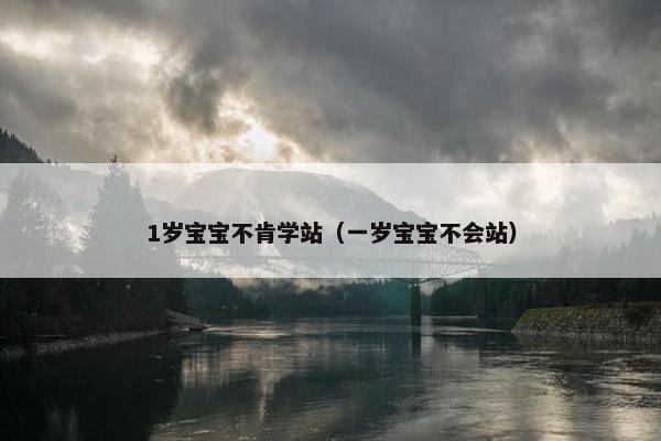 1岁宝宝不肯学站（一岁宝宝不会站）