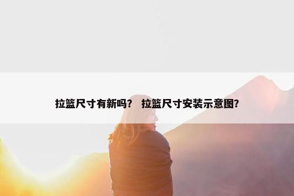 拉篮尺寸有新吗？ 拉篮尺寸安装示意图？