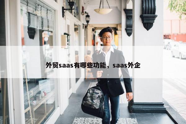 外贸saas有哪些功能，saas外企