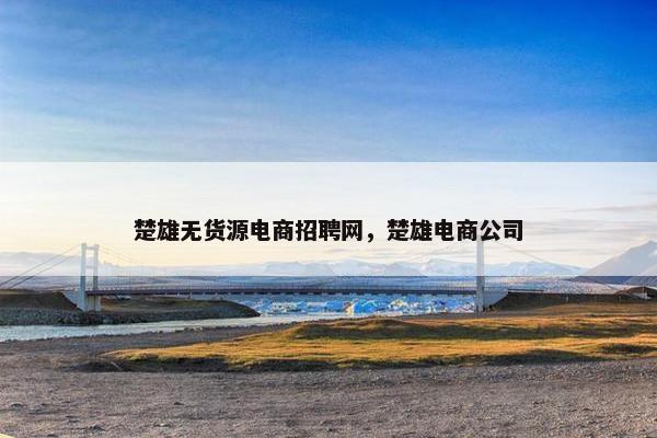 楚雄无货源电商招聘网，楚雄电商公司