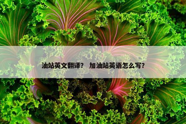 油站英文翻译？ 加油站英语怎么写？