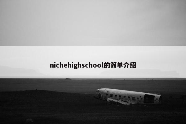 nichehighschool的简单介绍