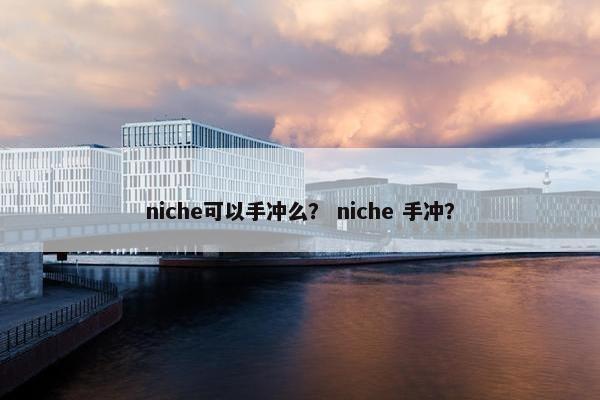 niche可以手冲么？ niche 手冲？