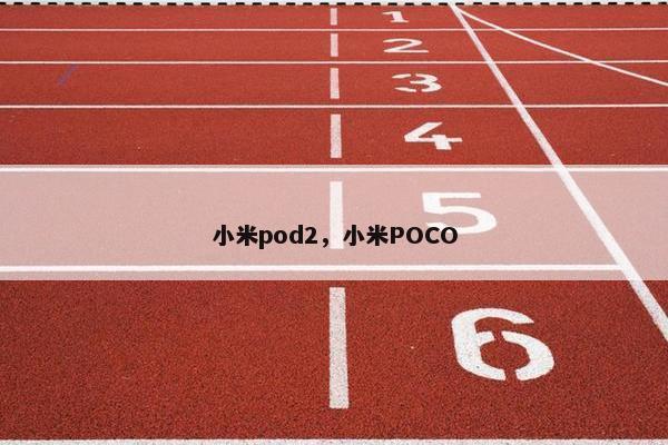 小米pod2，小米POCO