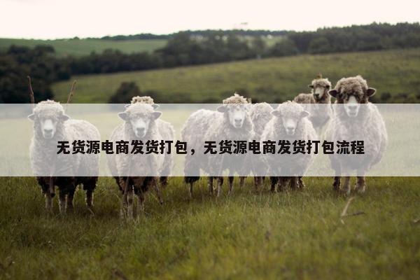 无货源电商发货打包，无货源电商发货打包流程