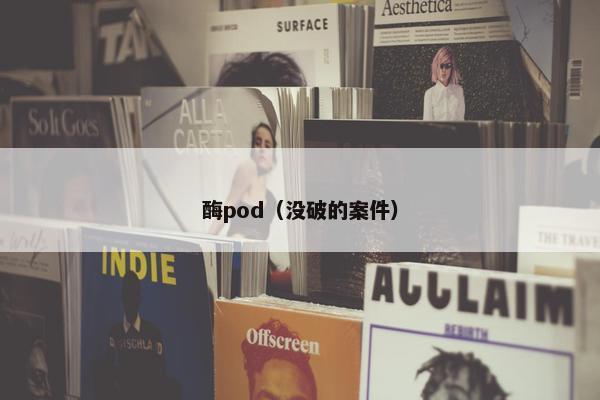 酶pod（没破的案件）