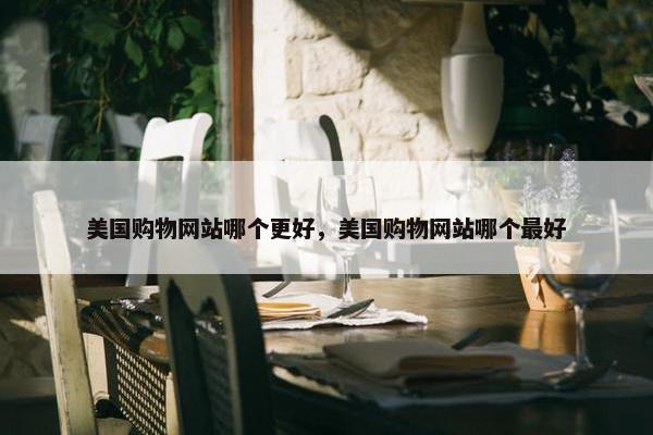 美国购物网站哪个更好，美国购物网站哪个最好