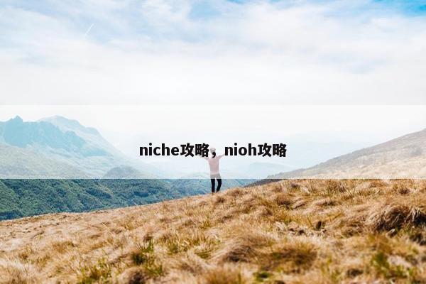 niche攻略，nioh攻略