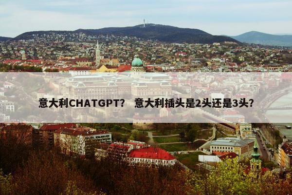 意大利CHATGPT？ 意大利插头是2头还是3头？
