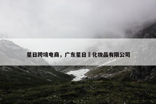 星日跨境电商，广东星日昇化妆品有限公司