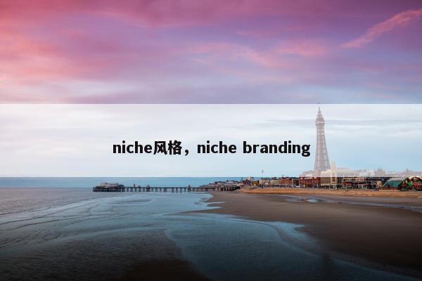 niche风格，niche branding