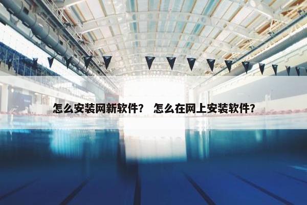 怎么安装网新软件？ 怎么在网上安装软件？