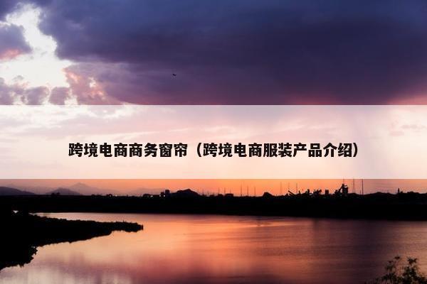 跨境电商商务窗帘（跨境电商服装产品介绍）