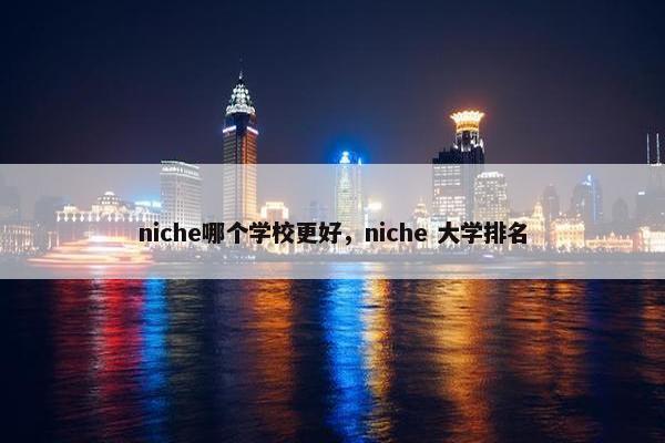 niche哪个学校更好，niche 大学排名