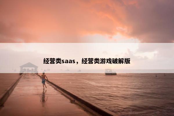 经营类saas，经营类游戏破解版