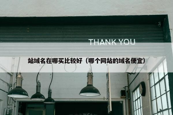 站域名在哪买比较好（哪个网站的域名便宜）