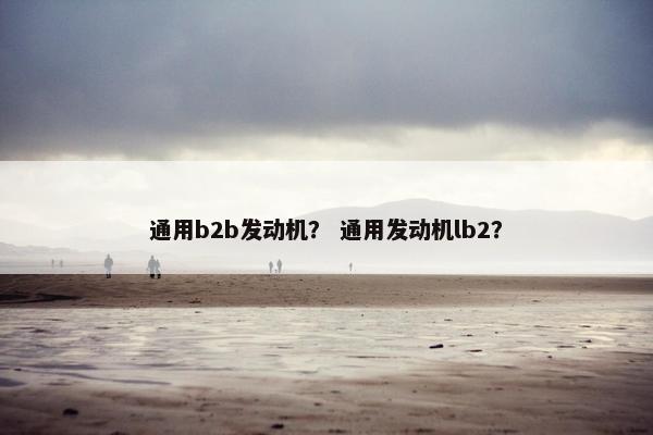 通用b2b发动机？ 通用发动机lb2？